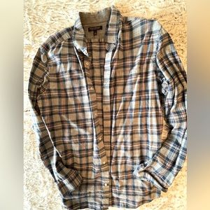Banana Republic Luxe Flannel Button Down - XLT - Slim Fit